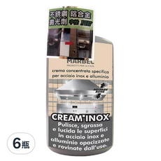MARBEC 馬貝克 淨亮拋光劑, 100ml, 不鏽鋼 鋁合金 金屬清潔劑, 6瓶