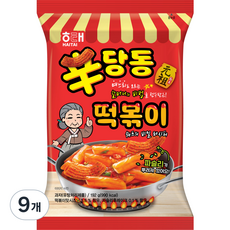 해태제과 신당동 떡볶이 과자, 192g, 9개