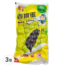 福記 香鐵蛋 鹌鹑蛋 香醇原味, 100g, 3包