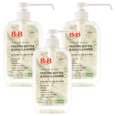 B&B 純素嬰兒奶瓶和洗碗機容器類型, 600ml, 3瓶