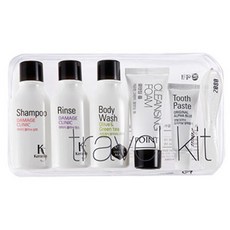 애 경 프리미엄 여행용 세트 2호, 케라시스 샴푸 60ml + 케라시스 린스 60ml + 샤워메이트 바디샤워 60ml + 그린티 폼 30g + 2080청온차 진 치약 + 2080 칫솔, 14개입, 1개