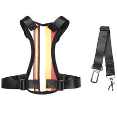 KIZBON 베스트하네스 차량안정줄세트 XL Y311POP626, F형 (랜덤 발송), 1개