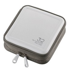 일렉콤 블루레이 CD DVD용 세미하드 디스크 케이스 32매, CCD-HB32WH, 화이트