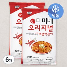 미미네 오리지널 매콤 떡볶이 (냉동), 570g, 6봉