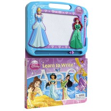 Disney Princess Learn To Write Learning Series 디즈니 프린세스 자석칠판 ABC, Phidal Publishing Inc