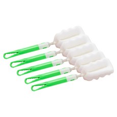 블럭마트 컵 스펀지 수세미, 그린, 5개