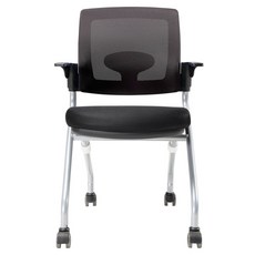편한 의자-추천-체어클럽 오피스팝 WC20 고정형 의자, 블랙