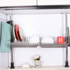 해피홈 기둥식 싱크대선반 1단 700 + 싱크롤선반6롤 오렌지, 1개 피홈 기둥식 싱크대선반 1단 700 + 싱크롤선반6롤 오렌지
