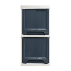 보노하우스 슬림 서랍장 2단, 1개, 네이비
