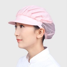 아울리빙 반망사 위생모자, 핑크, 1개