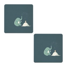 프랑스자수컵받침