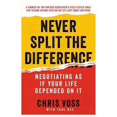 Never Split the Difference Hardback, Harperbusiness