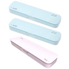 아이리버 휴대용 칫솔 살균기 세트 TBS-100 블루 2p + 핑크, 블루, 핑크