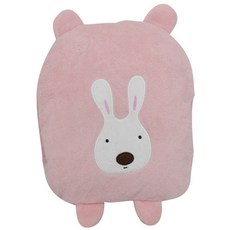 조아홈리빙 손목쿠션담요, 핑크토끼