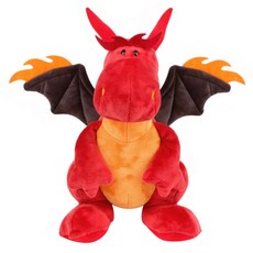 니키 파이어 레드 드래곤 시팅 인형, 20cm, 레드(40772)