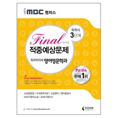 iMBC 캠퍼스 독학학위제 독학사 영어영문학과 3단계 Final 적중예상문제, 지식과미래