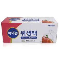 마미손 위생팩 7호 대형, 대(L), 300매입, 1개