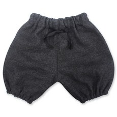 큐트에코 여아용 이중직 7부 블루머 겨울 바지