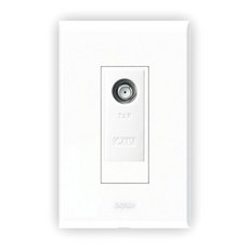 아남르그랑 이프렌 CATV 유니트 1방 화이트, 1개