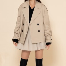 ELLE GIRL 여성 오버핏 숏기장 ...