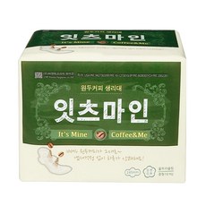 잇츠마인 원두 커피 중형 생리대, 16개입, 1팩