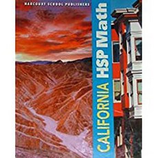 Harcourt School Publishers Math California: Student Edition Grade 6 2009 Hardcover