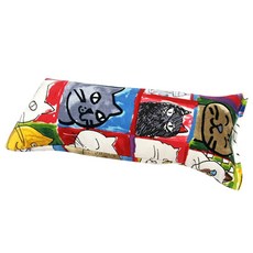 Healing Time 印花貓薄荷靠墊 NH-020, 隨機發貨, 2個
