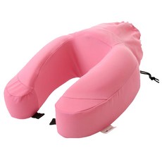 인트래블 휴대용 메모리폼 목베개, 핑크