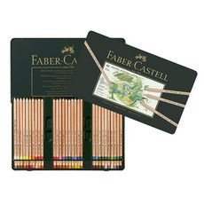 FABER-CASTELL 輝柏 鉛筆蠟筆套組 TIN 112160, 60 種顏色