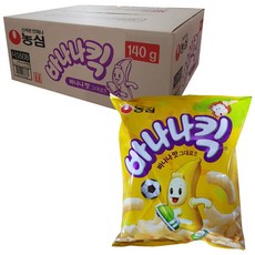 농심 바나나킥, 140g, 8개