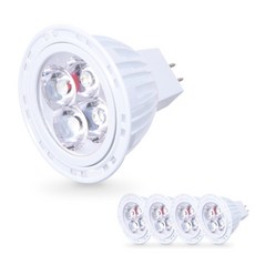 씨티오 LED MR16 램프 4W 5p, 전구색(오렌지색), 5개