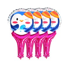 파티팝 펭귄 손잡이풍선, 02, 4개입