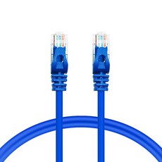 AVIVE CAT.6 UTP 랜케이블 AP-6UTP-1M, 블루, 1개, 1m