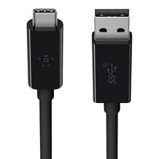 벨킨 3.1 USB A to USB C 케이블 F2CU029bt1M-BLK, 1개