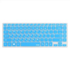 파인피아 삼성 노트북 NT300E4S/NT370E4K/NT370E4Q 전용 문자인쇄키스킨 SS26, BLUE, 1개