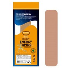 HIMNAE BET-512 바디에너지 카페인 스포츠테이핑 근육테이프 용품 12개입 힘내 BET-512(12개입)