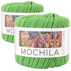 브랜드얀 모칠라코튼 뜨개실 2볼, 텔리브, 2개