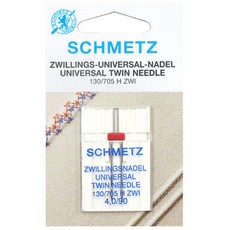 SCHMETZ 家用縫紉機針雙針, 1個