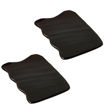 헬스플러스 검은빗살모양 괄사 BJ-252B, 2개입, 혼합 색상