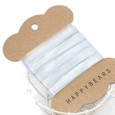 Happy Bears 防下垂矽膠膠帶 8mm, 透明度, 2件