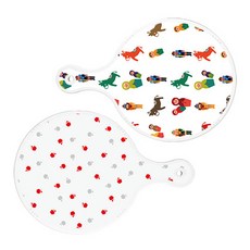 로엠디자인 원형 서빙 도마보드 2p 마트로시카 세트, 마트로시카, 구색사과, 1세트