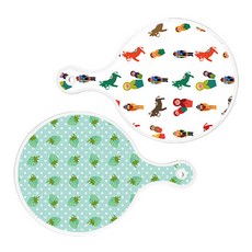 로엠디자인 원형 서빙 도마보드 2p 마트로시카 세트, 마트로시카, 옥색딸기, 1세트