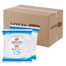 롯데이라이프 저발포 일회용 PS 접시 100mm, 10개입, 200개