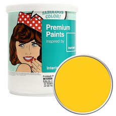 노루페인트 팬톤 내부용 실내벽면 저광 페인트 1L, 14-0756 Empire Yellow, 1개