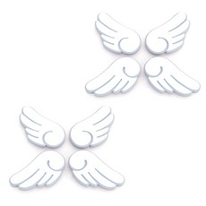 블럭마트 엔젤윙 문콕방지 도어가드, 화이트, 8개 화이트, 2개입