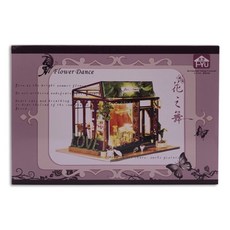 GANGQIANG JS 디오라마 미니어쳐 DIY 키트 Dance of flowers GQ0333, 혼합 색상