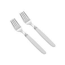 라온누리 픽미 컬러 베이직 아동 포크만, 화이트, 2개