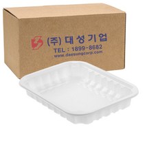 쿡앤락 일회용 실링용기 백색 500ml 몸통, 600개입, 1개
