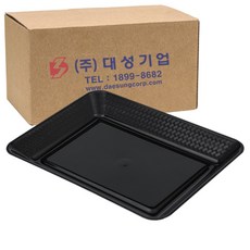 COOK&LOCK 多用途方形盤子 黑色 2000號 275*205*25mm, 300件, 1個