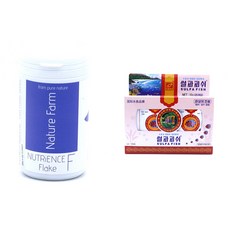 네이쳐팜 Nutrience Flake 뉴트리언스 플레이크 관상어 사료 1000ml + 국제어약 썰파피쉬 광범위 항균충제 10g x 20p, 1세트